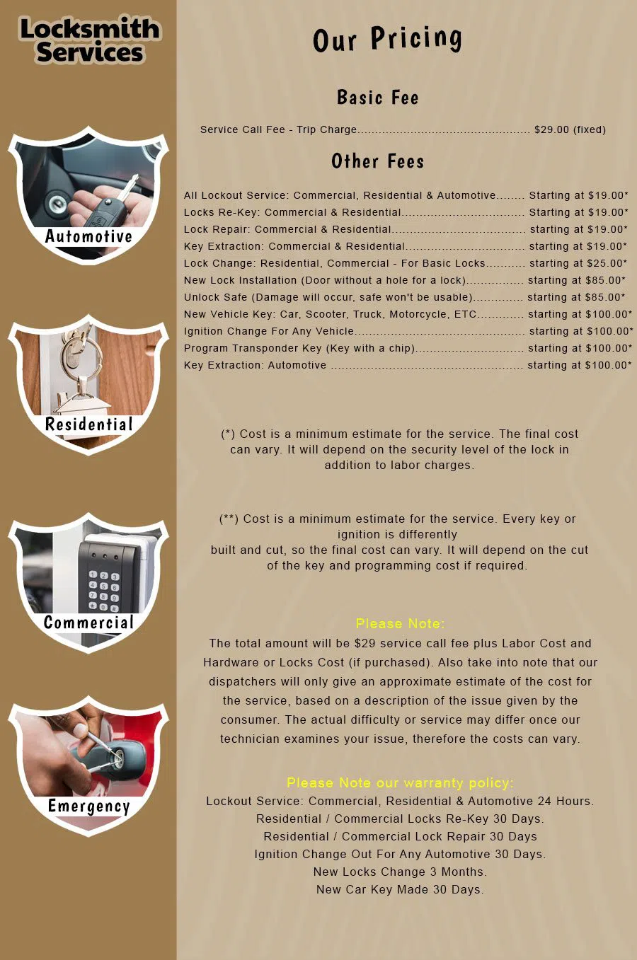 Elite Locksmith Services Hollywood, FL 954-283-1561